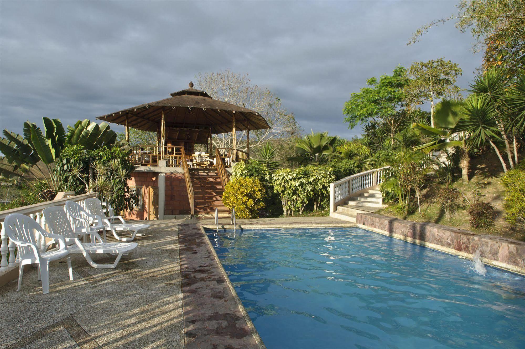 Ocean View Happy Hill Hotel Olón Exterior foto